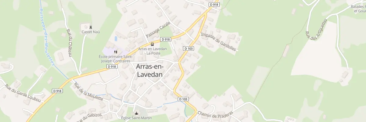 Plan du 11 Rte du Lac d’Estaing à Arras-en-Lavedan