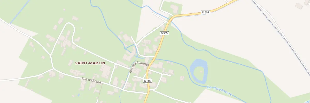 Plan du 1 Imp du Lavoir St Martin à Fontenille-Saint-Martin-d’Entraigues