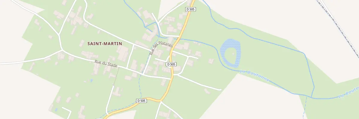 Plan du 1 Rue de la Cure St Martin à Fontenille-Saint-Martin-d’Entraigues