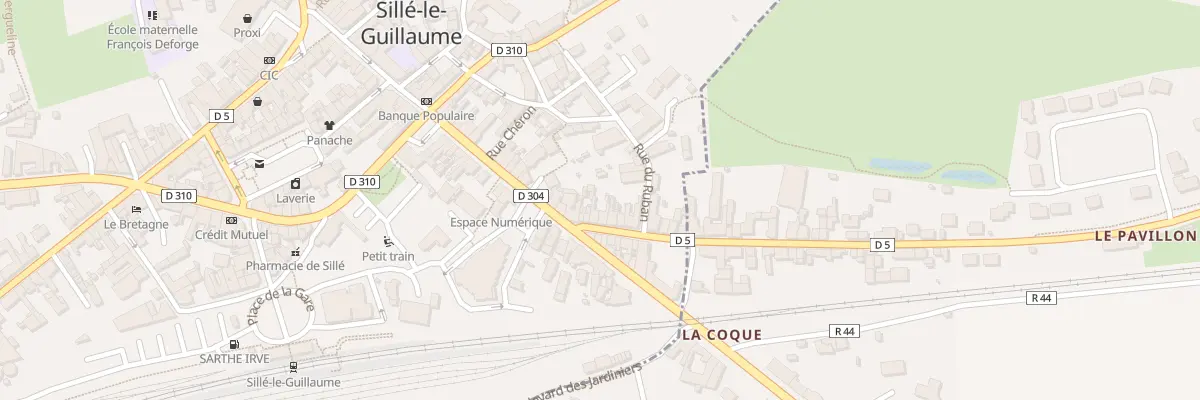 Plan du 3 Rue de Beaumont à Sillé-le-Guillaume