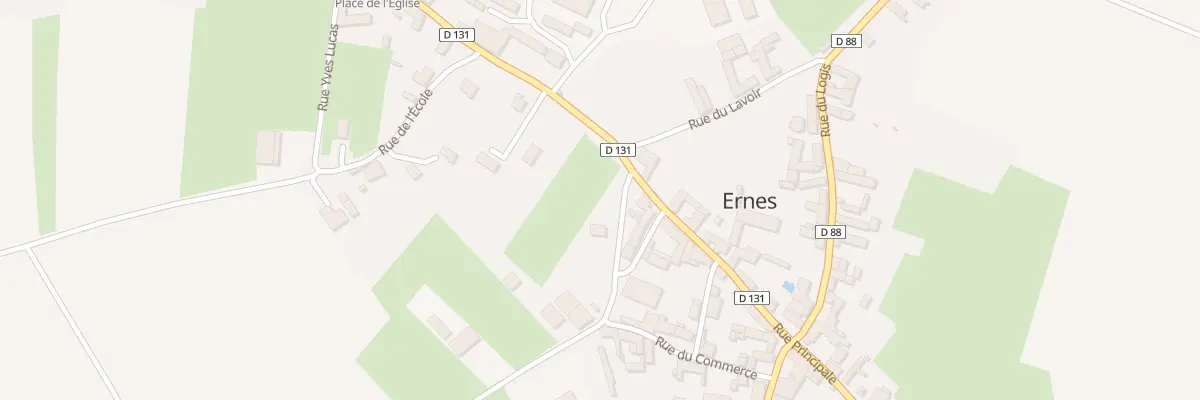 Plan du 13 Rue du Commerce à Ernes