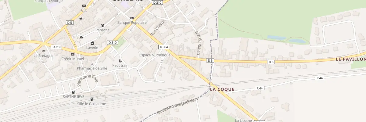 Plan du 41 Rue du Docteur Touchard à Sillé-le-Guillaume
