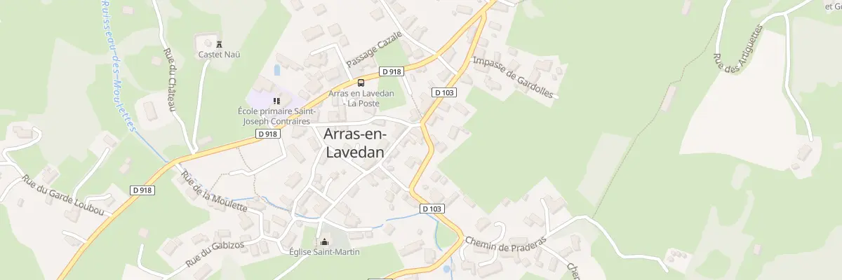 Plan du 10 Rte du Lac d’Estaing à Arras-en-Lavedan