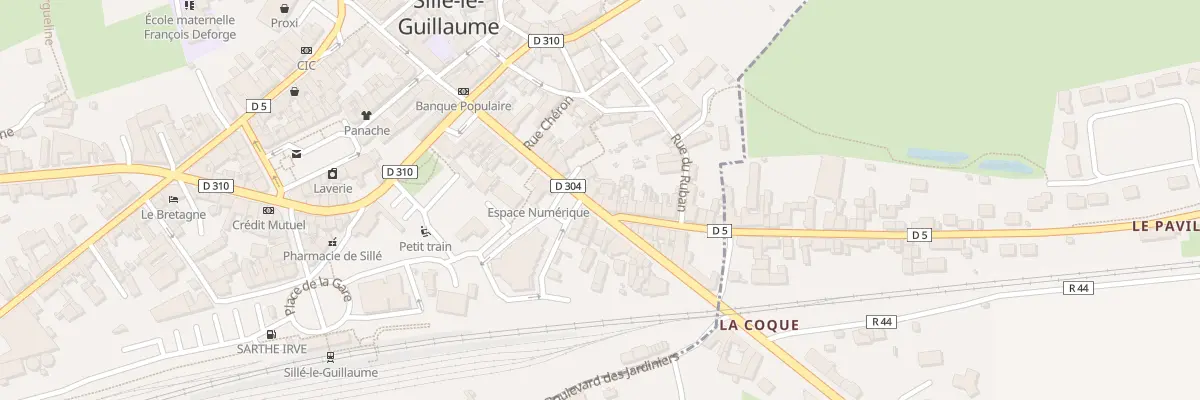 Plan du 37 Rue du Docteur Touchard à Sillé-le-Guillaume