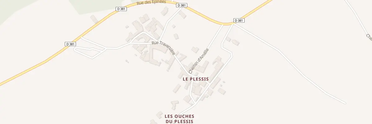 Plan du 7 Rue Traversière à Mareuil