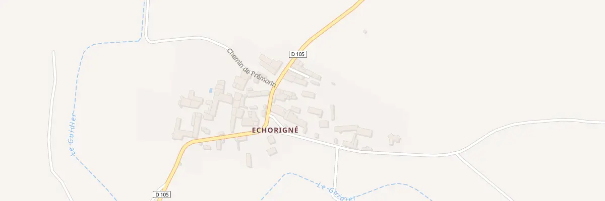 Plan du 5 Rte des Sablieres Echorigne à Villemain