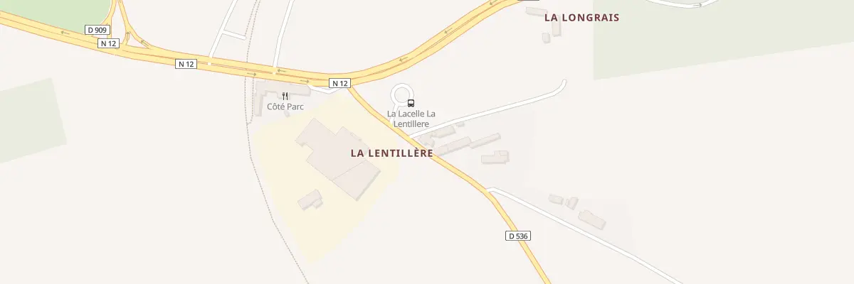 Plan du 2 Lentillere à Lalacelle