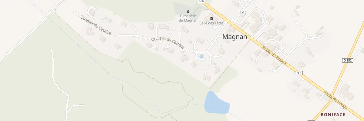 Plan du 9 Qua du Castéra à Magnan