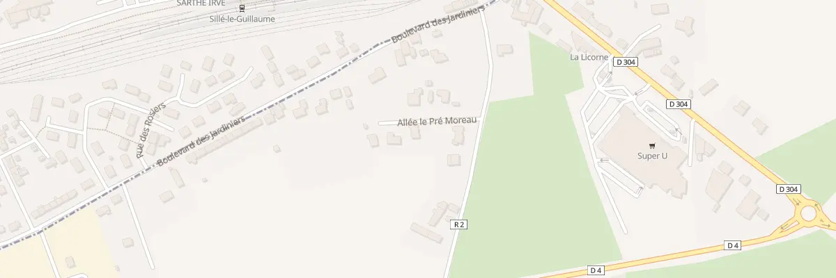 Plan du 1 All le Pre Moreau à Saint-Rémy-de-Sillé