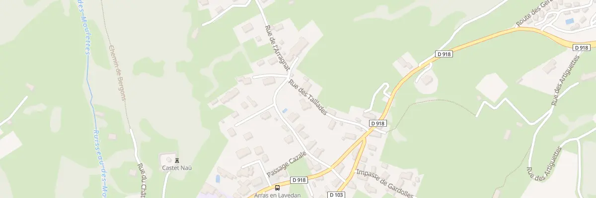 Plan du 14 Rue de l’Arragnat à Arras-en-Lavedan