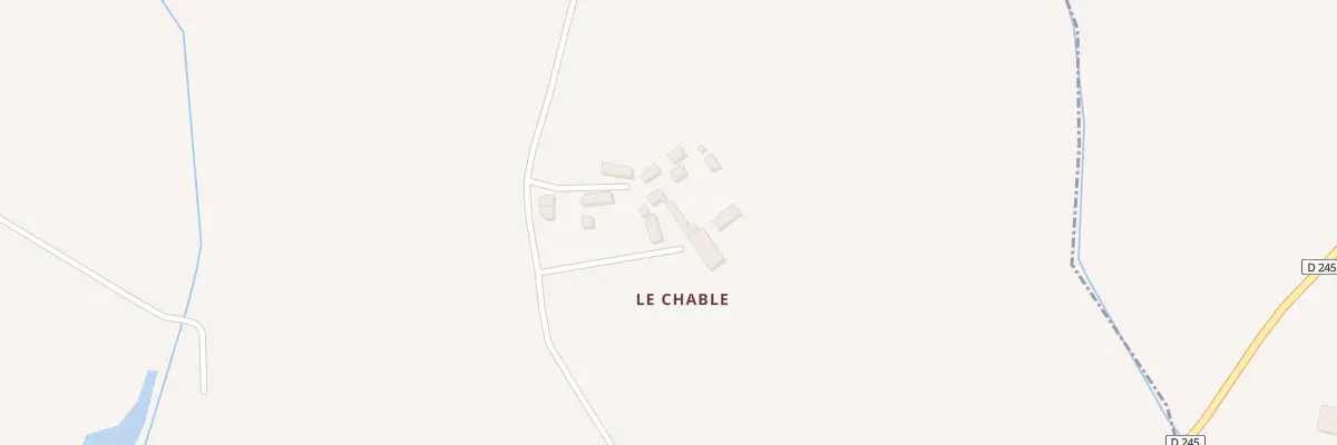 Plan du 1 Le Chable à Boulay-les-Ifs