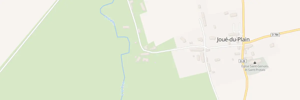 Plan du 5 Le Pont de Joué à Joué-du-Plain