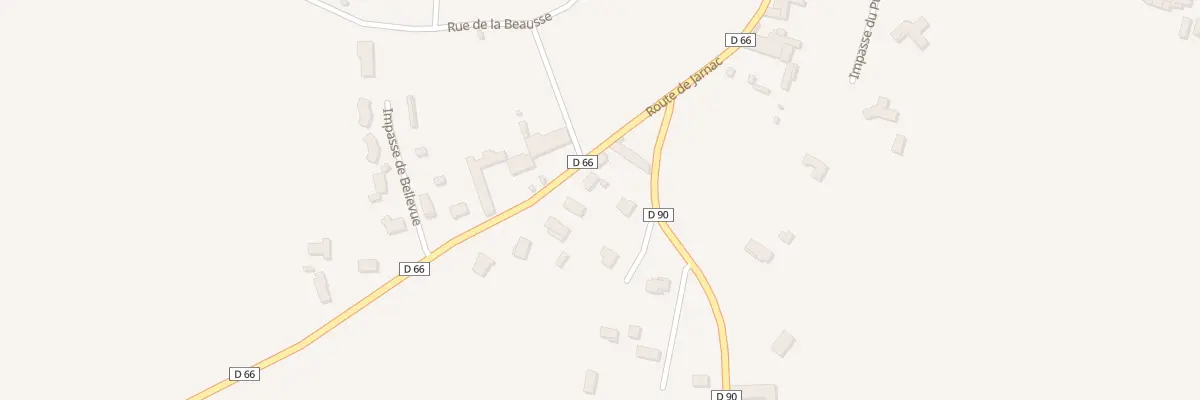 Plan du 17 Rte de Jarnac à Foussignac