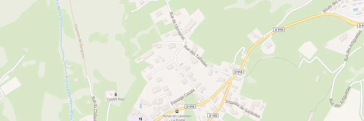 Plan du 5100 Le Bourg à Arras-en-Lavedan