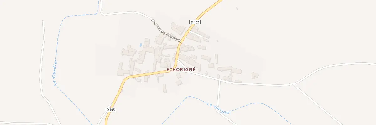 Plan du 1B Chem du Grand Puits Echorigne à Villemain
