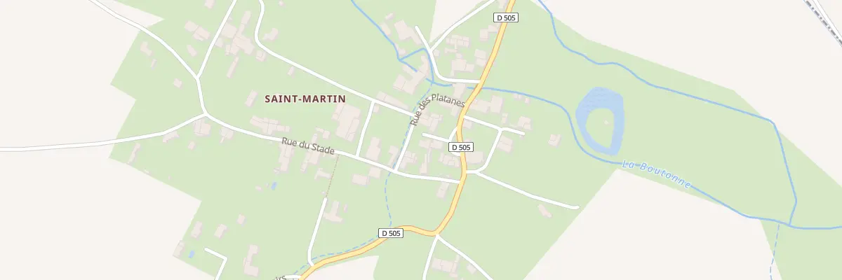 Plan du 1 Pl des Tilleuls Saint Martin à Fontenille-Saint-Martin-d’Entraigues