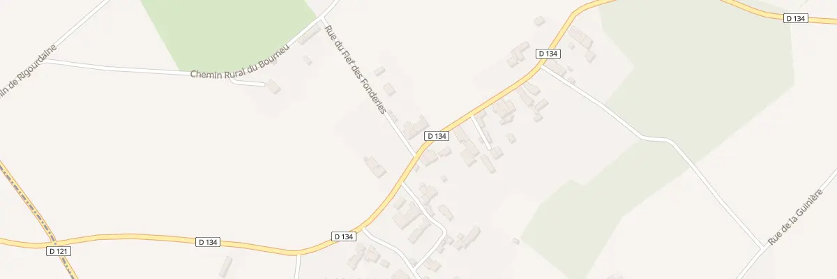 Plan du 2 Rue du Fief des Fonderies à Aubigny