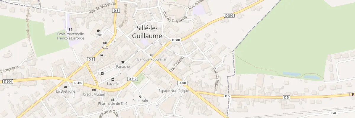 Plan du 10 Rue du Ruban à Sillé-le-Guillaume
