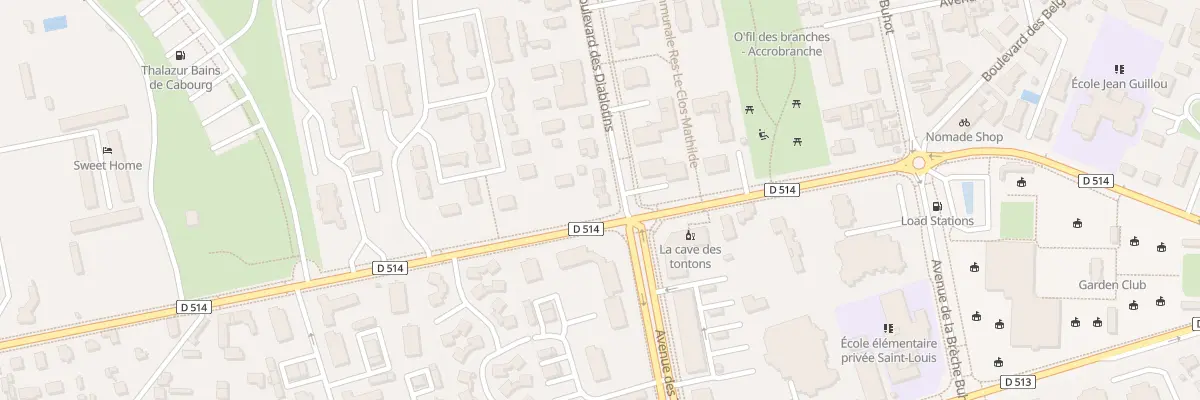 Plan du 1 Bd des Diablotins à Cabourg