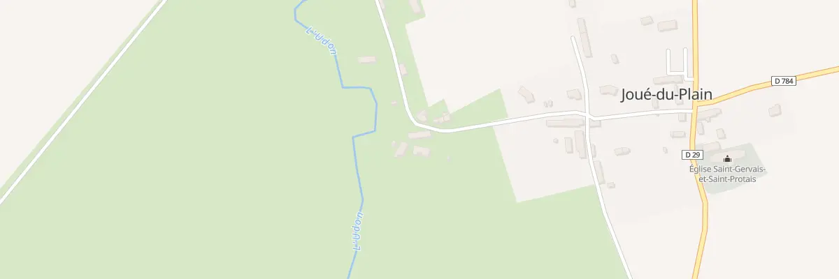 Plan du 4 Le Pont de Joué à Joué-du-Plain