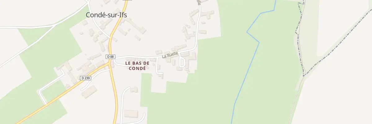 Plan du 5021 La Ruelle à Condé-sur-Ifs