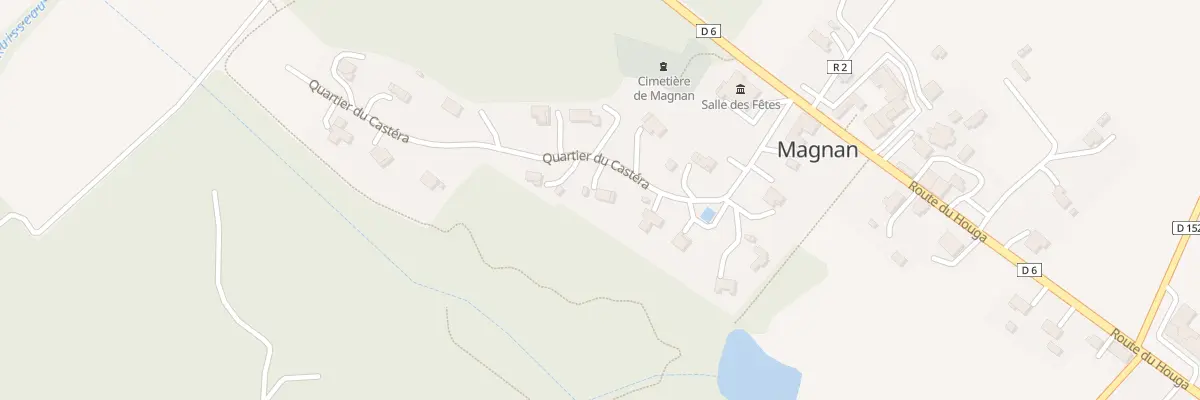 Plan du 15 Qua du Castéra à Magnan
