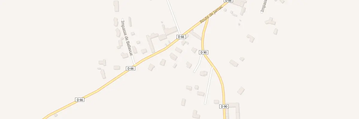 Plan du 21 Rte de Jarnac à Foussignac