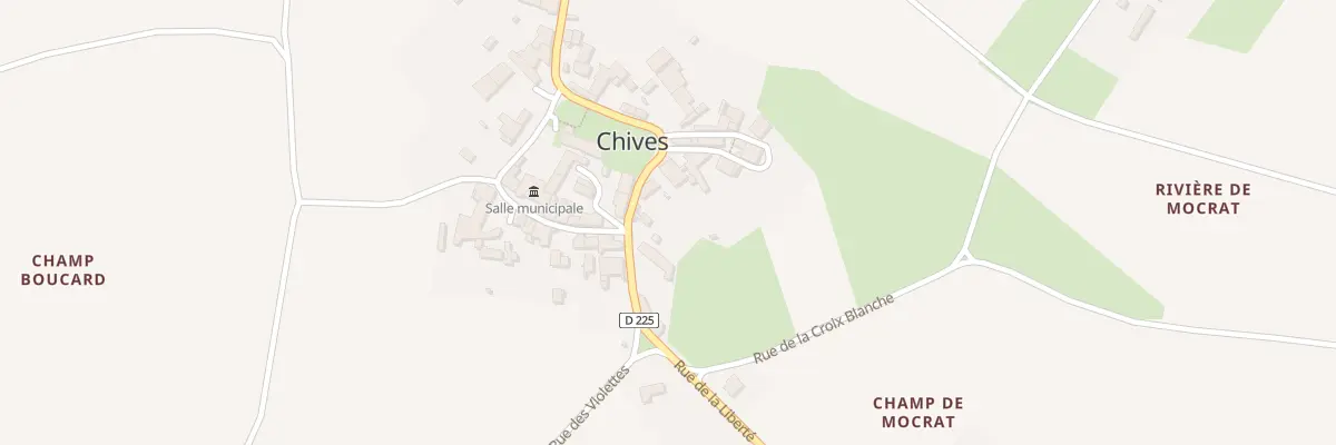Plan du 15 Rue de la Liberte à Chives