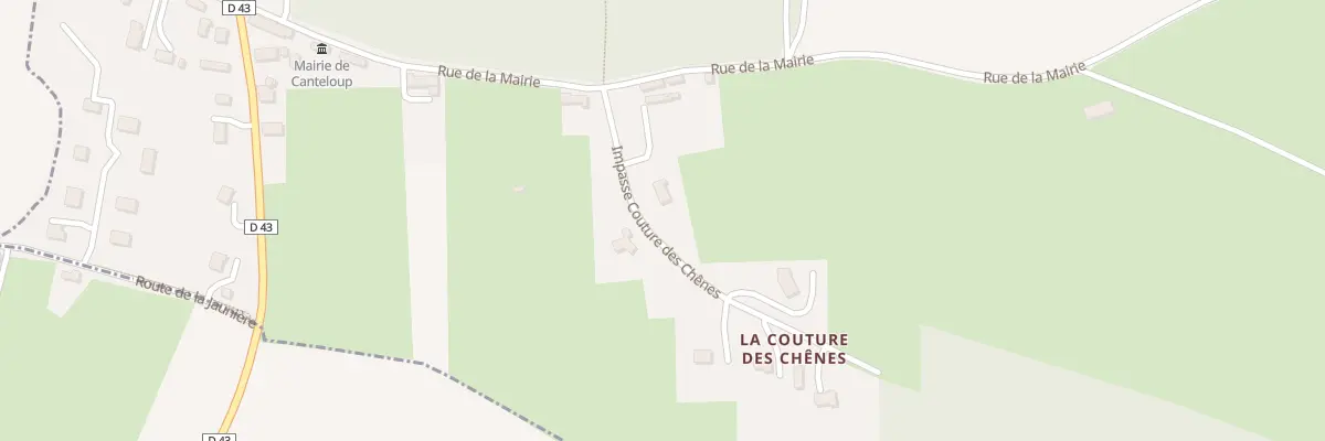 Plan du 3 Imp Couture des Chênes à Canteloup