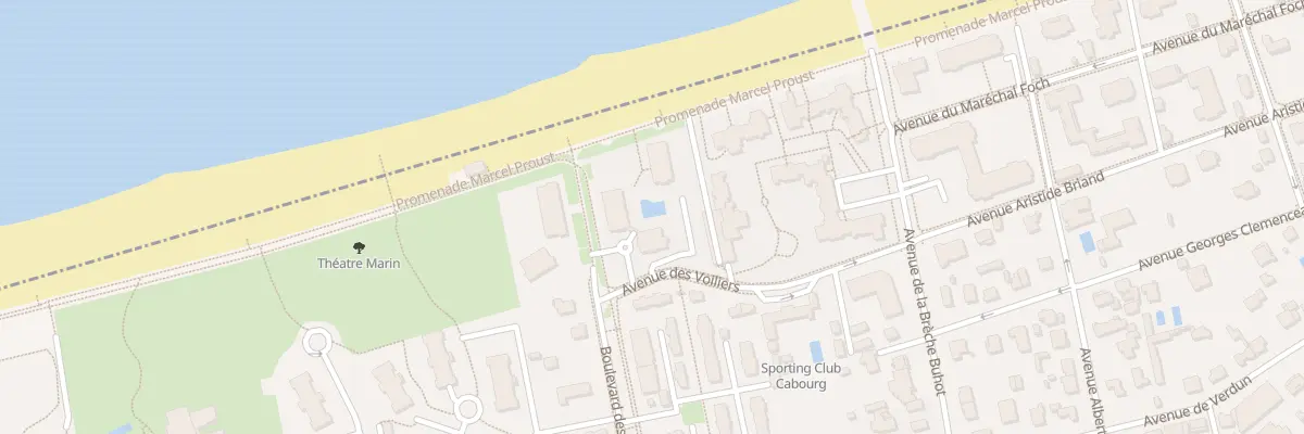 Plan du 34 Bd des Diablotins à Cabourg