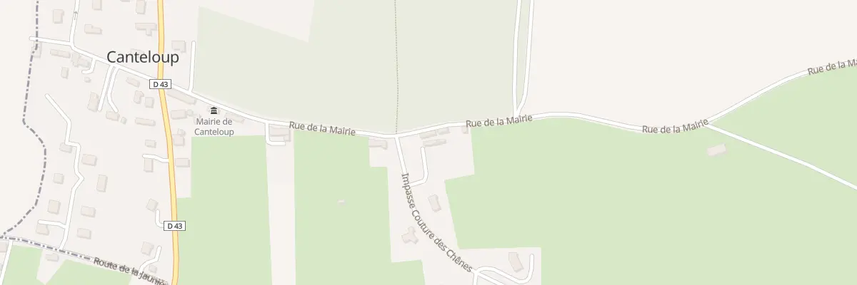 Plan du 12 Rue de la Mairie à Canteloup