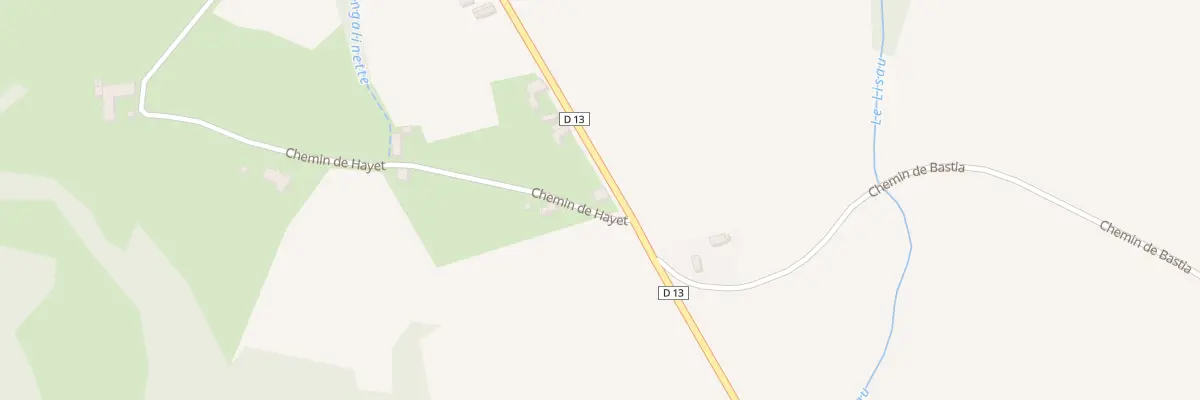 Plan du 1 Rte Departementale à Castillon (Canton de Lembeye)
