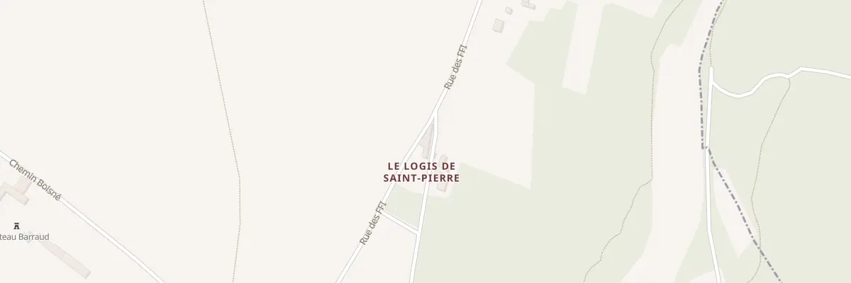 Plan du 2 Logis de Saint Pierre à Bouteville