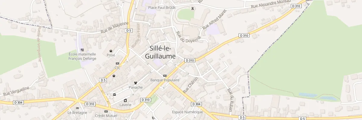 Plan du 13 Rue de Fresnay à Sillé-le-Guillaume