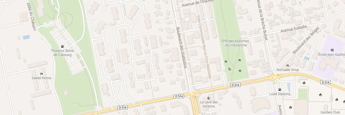 Plan du 11 Bd des Diablotins à Cabourg