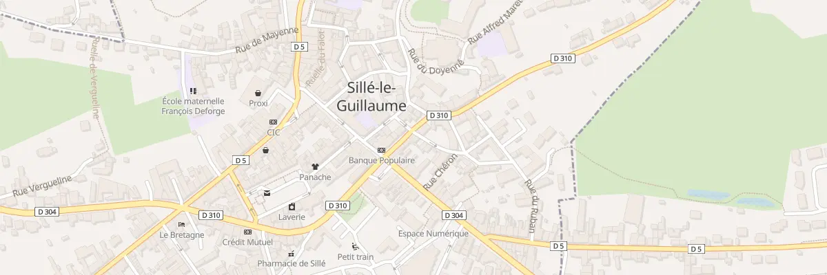 Plan du 10 Rue de Fresnay à Sillé-le-Guillaume