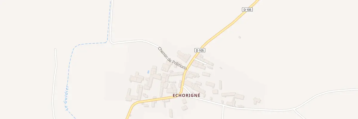 Plan du 4 Rte des Sablieres Echorigne à Villemain