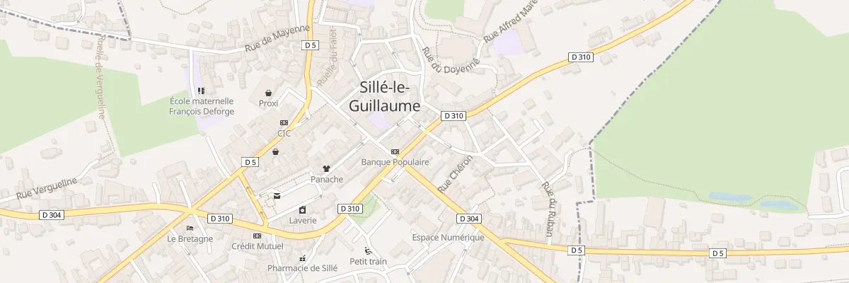 Plan du 8 Rue de Fresnay à Sillé-le-Guillaume