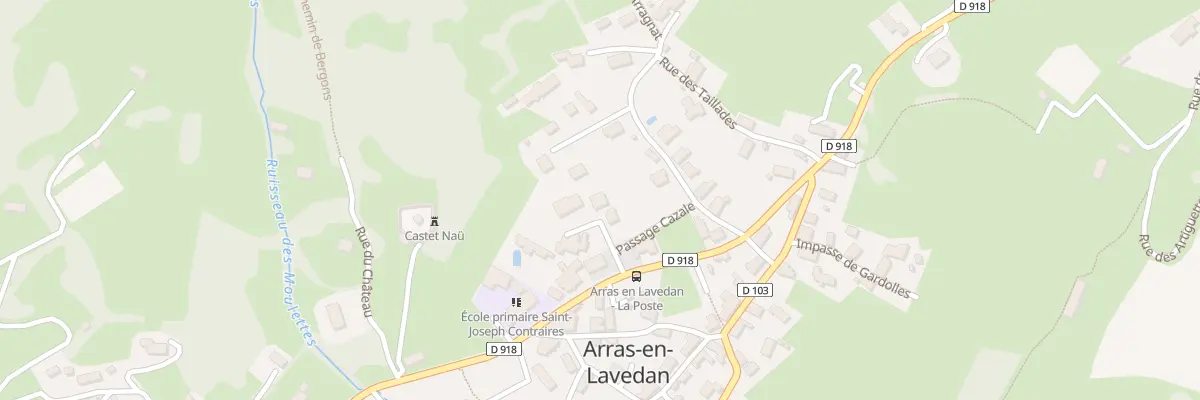 Plan du 4 Imp du Beriaret à Arras-en-Lavedan
