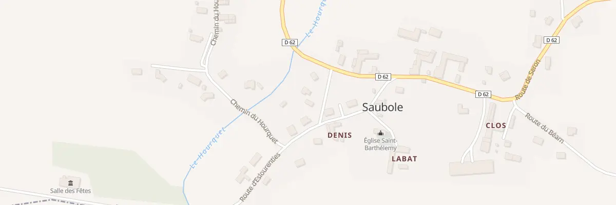 Plan du 4 Che du Petit Hourquet à Saubole