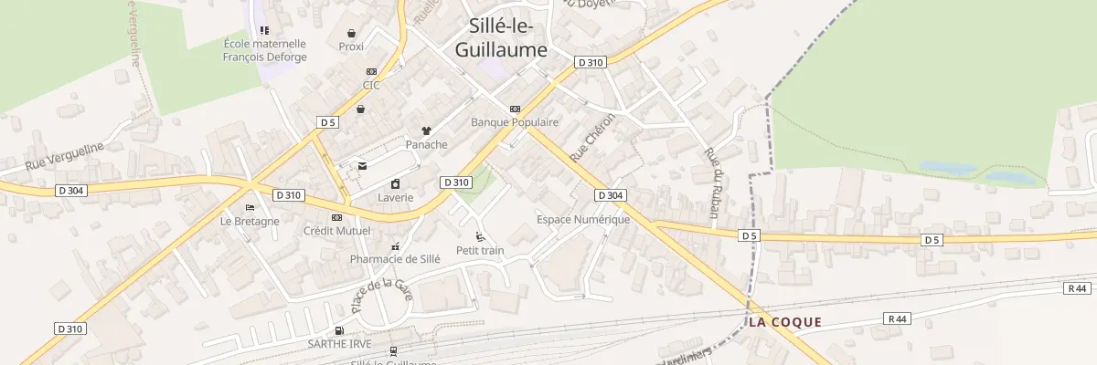 Plan du 28 Rue du Docteur Touchard à Sillé-le-Guillaume