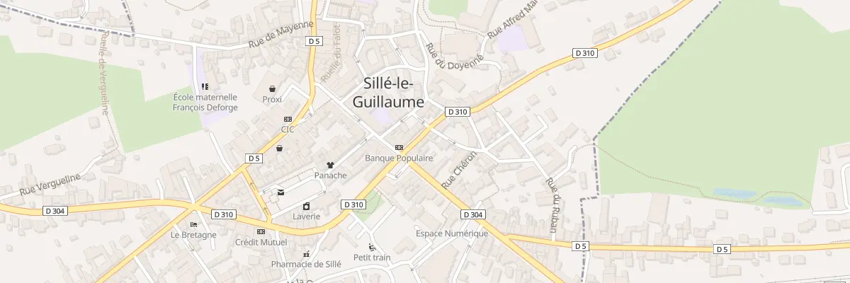 Plan du 6 Rue de Fresnay à Sillé-le-Guillaume