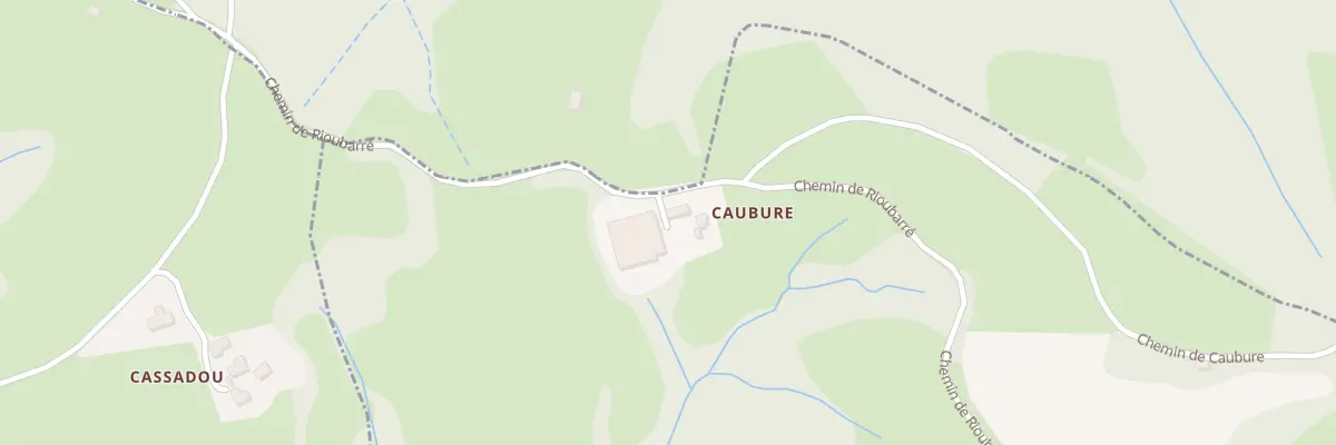 Plan du 39 Che de Rioubarré à Peyrouse
