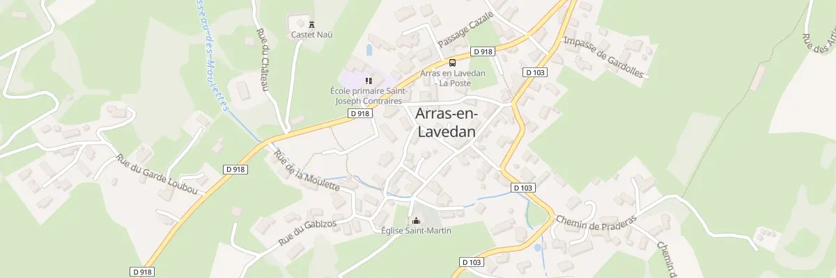 Plan du 1 Rue de la Tour à Arras-en-Lavedan