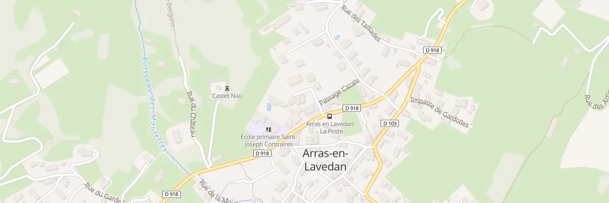 Plan du 5197 Le Bourg à Arras-en-Lavedan