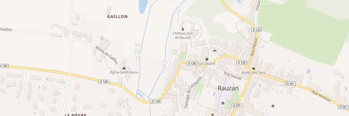 Plan du 10 Rue du Pont Long à Rauzan