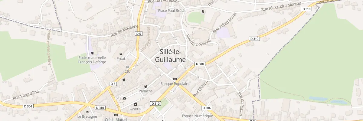Plan du 3 Rue du Pont d’Enfer à Sillé-le-Guillaume