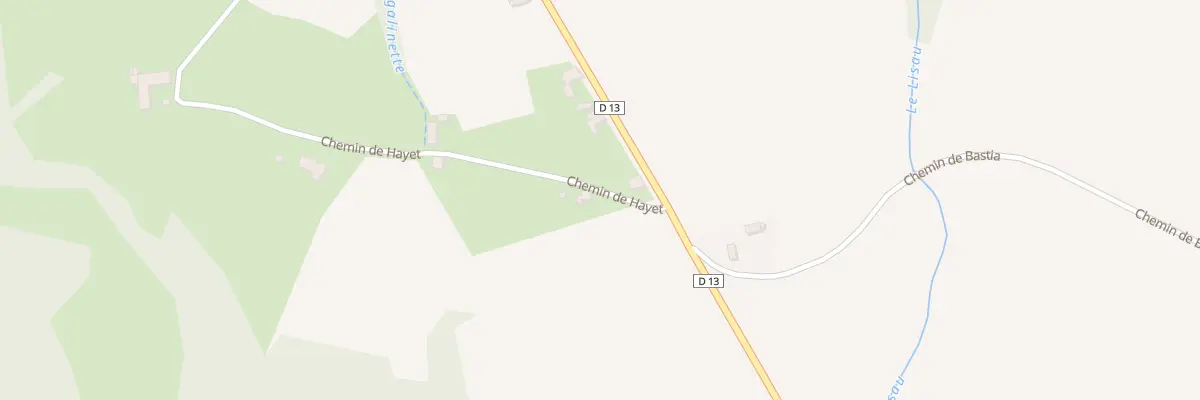 Plan du 5027 De Las Coustinos à Castillon (Canton de Lembeye)