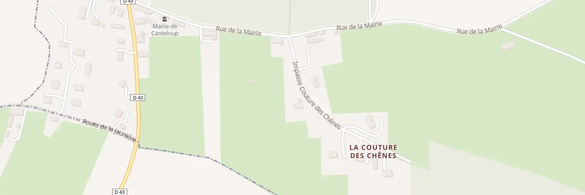 Plan du 4 Imp Couture des Chênes à Canteloup