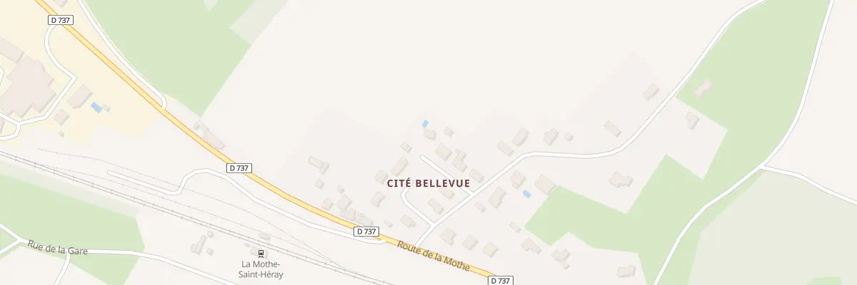 Plan du 7 Cité Bellevue à Sainte-Eanne